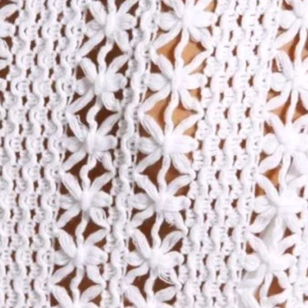 Free People Beach Thrifty Eyes Crochet Mini Dress Size S - Picture 2 of 12
